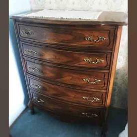 MaxSold Auction: This online auction features a Stanley piano with a vintage stool. FURNITURE: Solid oak kitchen table and chairs; Singer hutch and dining table and chairs; solid wood bedroom suite. CHINA: Limoges, Aynsley, Royal Albert " Old English Rose" tea set, Rosyln "Moss Rose" tea set, Royal Doulton "Hampstead" set for 4, Johnson Bros. GLASS/CRYSTAL: Depression, colored, vintage. COLLECTIBLE: Bone china flowers; glass tree; birds; tea cup sets; "one of's"; comics; stamps; silver plate trophy; metal Hubbley toy pick up truck; dolls. VINTAGE: Car parts; radios; Woodward and Singer sewing machines; upholstered chair; books; toys; leather suitcases; vinyl/chrome kitchen chairs; stone crock. Two sets of golf clubs. Utility trailer and much more!